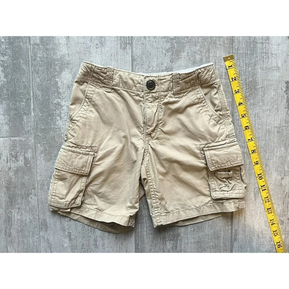 BABY GAP Toddler Boy Cargo Shorts Khaki Tan Beige Casual Everyday School 4T 4..